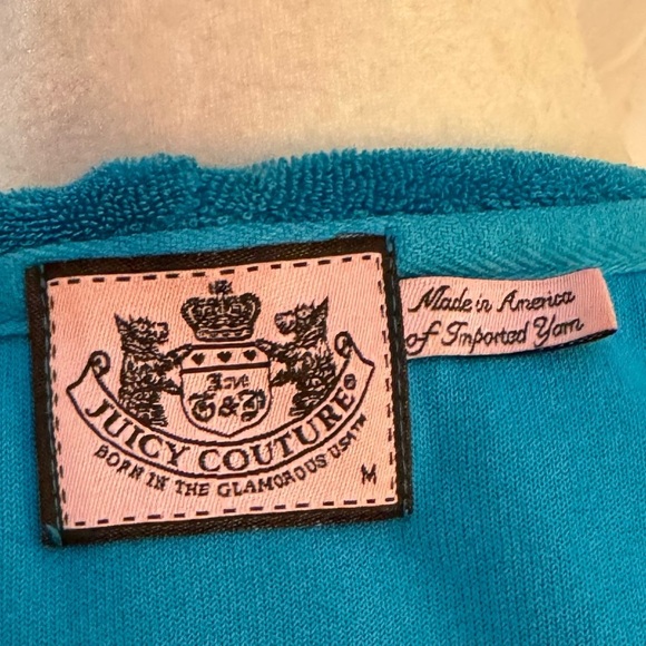 VTG Y2K Juicy Couture Terry Cloth Track Jacket - Picture 9 of 10